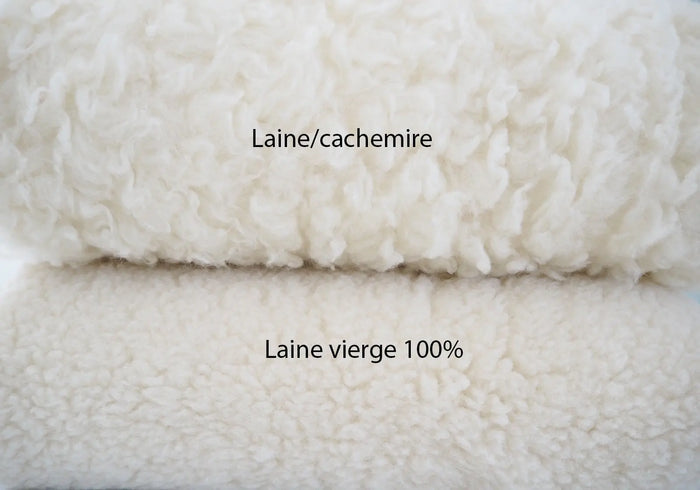 Couverture pure laine vierge et Cachemire Saling - 90x140cm - Lilinappy