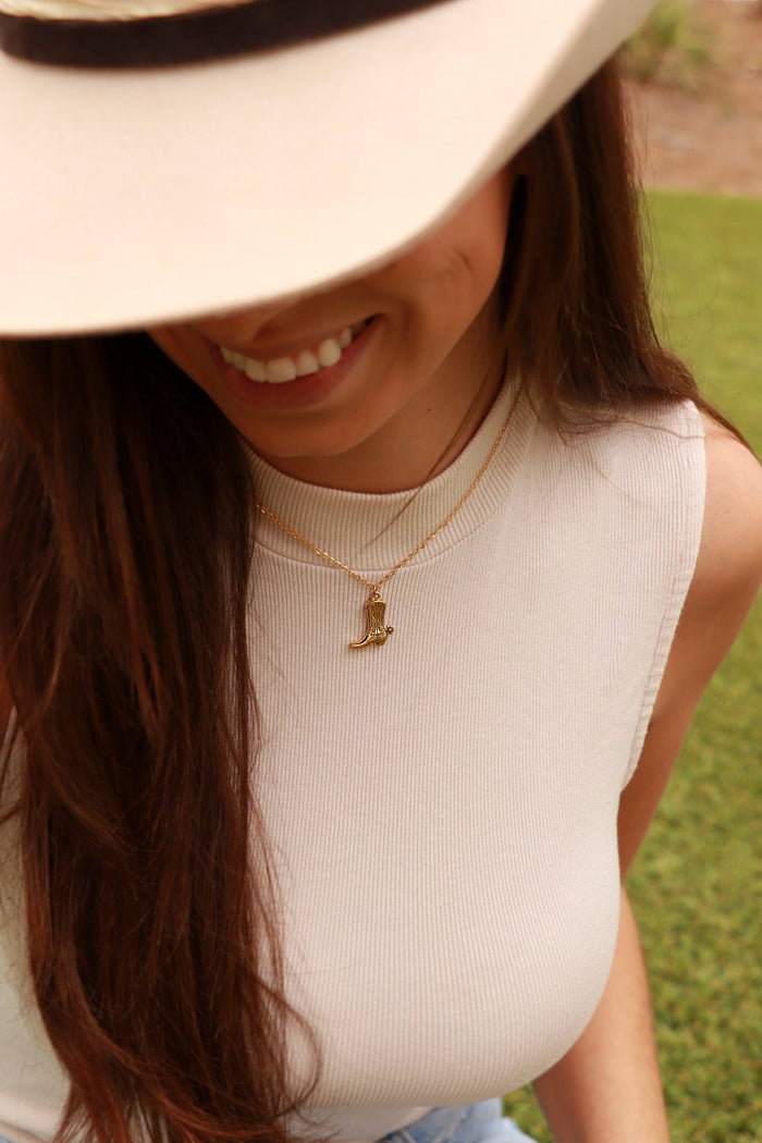 Cowboy Boot Pendant