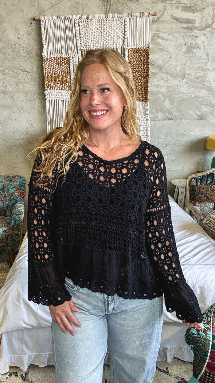 Crafted in Crochet Sweater