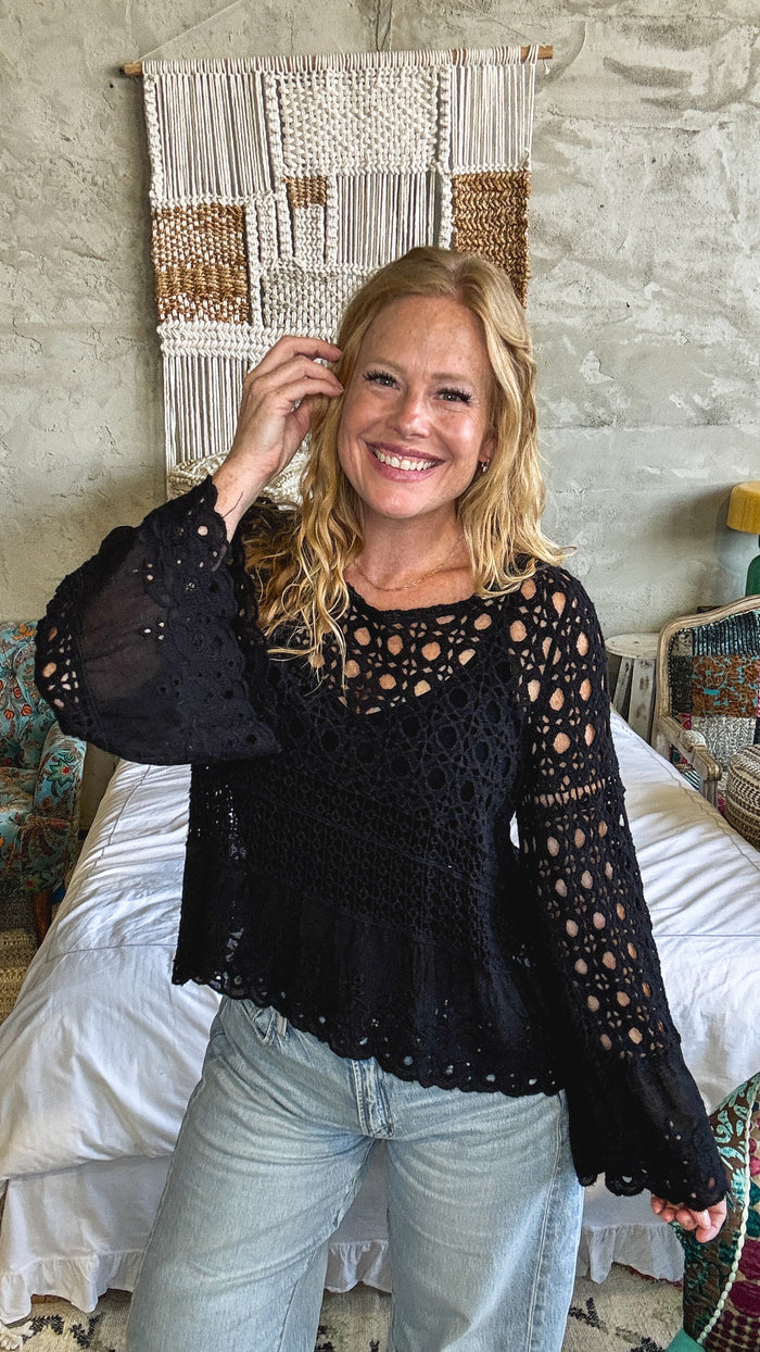 Crafted in Crochet Sweater