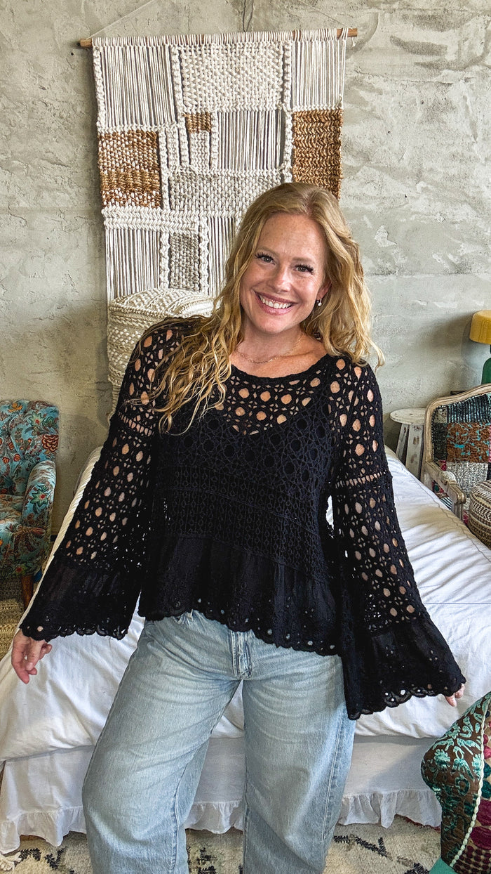 Crafted in Crochet Sweater