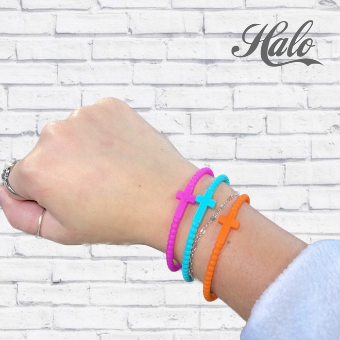 Cross Silicone Bracelets {Ryan & Rose Jesus Bracelets}
