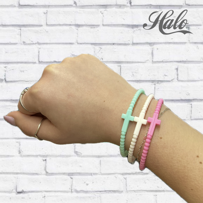 Cross Silicone Bracelets {Ryan & Rose Jesus Bracelets}