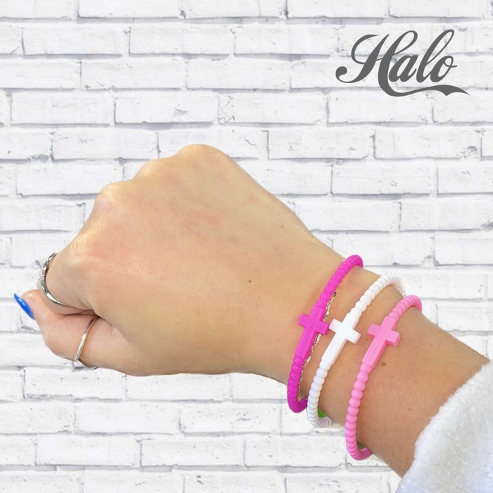 Cross Silicone Bracelets {Ryan & Rose Jesus Bracelets}