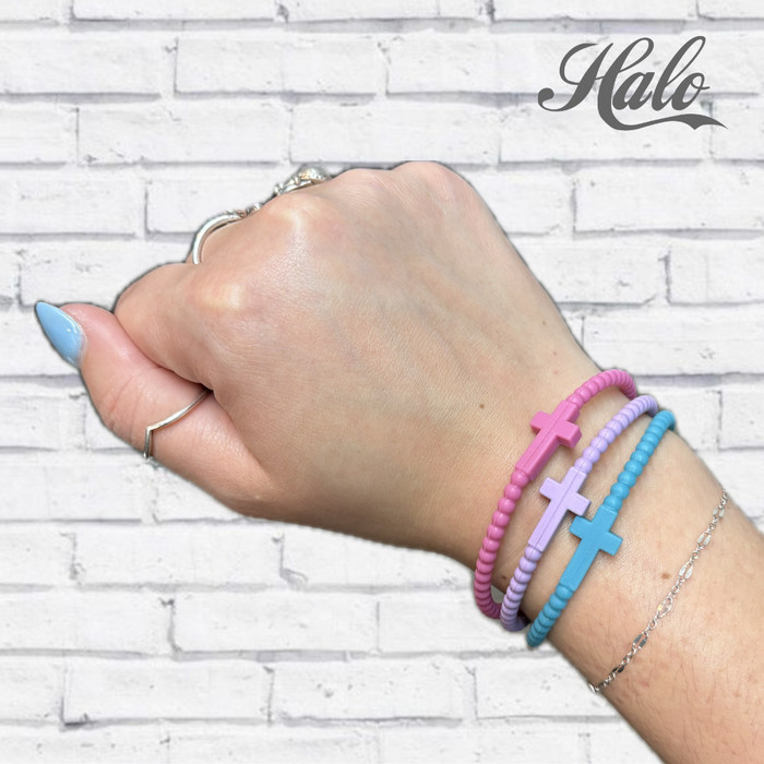 Cross Silicone Bracelets {Ryan & Rose Jesus Bracelets}