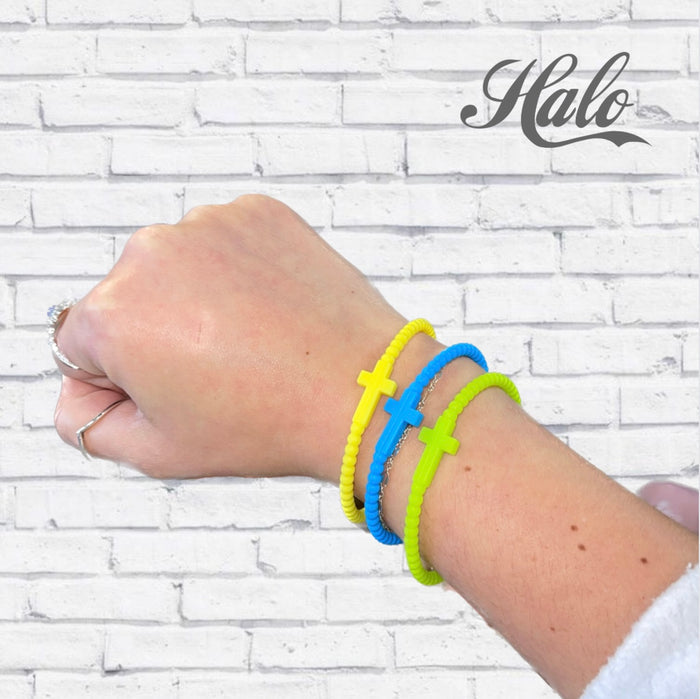 Cross Silicone Seasonal Bracelets {Ryan & Rose Jesus Bracelets}