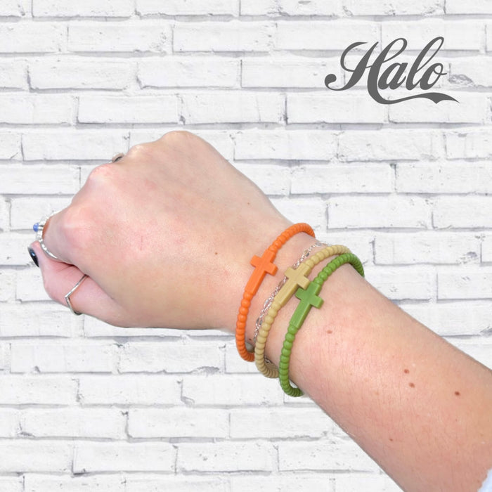 Cross Silicone Seasonal Bracelets {Ryan & Rose Jesus Bracelets}