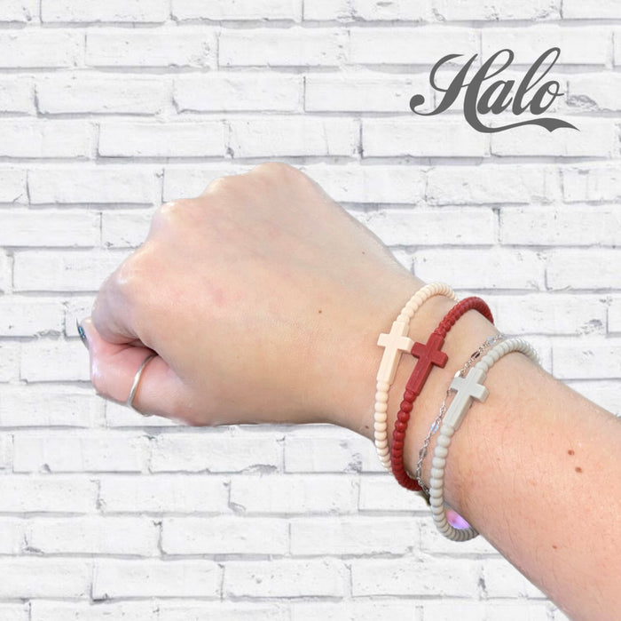 Cross Silicone Seasonal Bracelets {Ryan & Rose Jesus Bracelets}