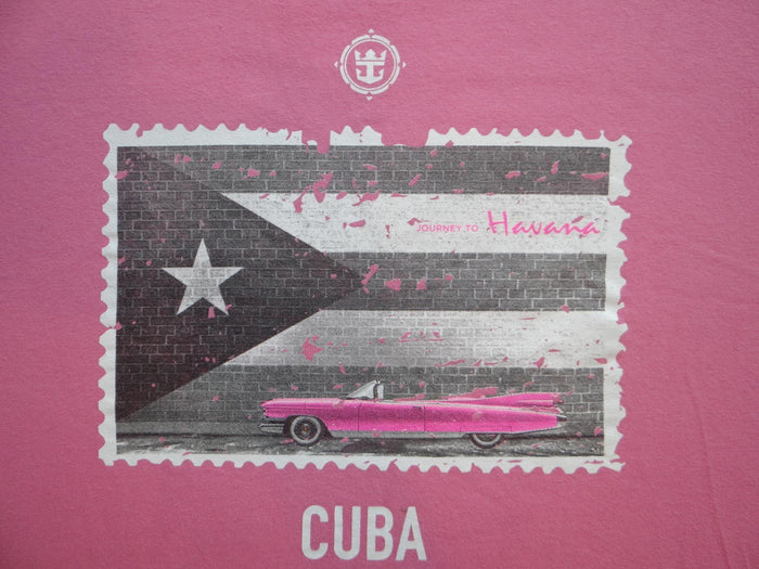 Cuba Graphic Pink T Shirt2