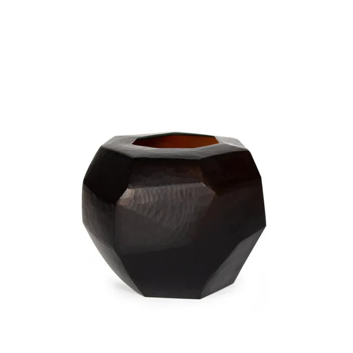 CUBISTIC TEALIGHT DARK BROWN