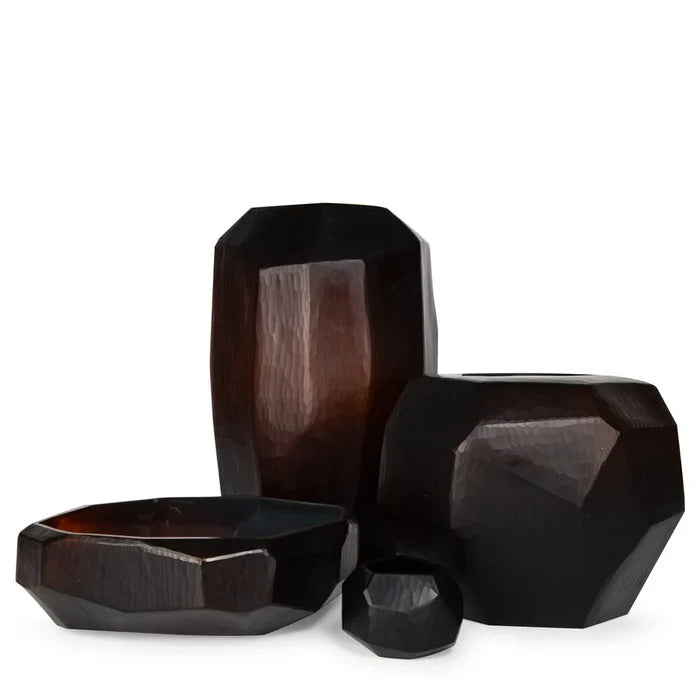 CUBISTIC TEALIGHT DARK BROWN