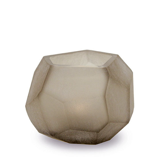 CUBISTIC TEALIGHT SMOKEGREY