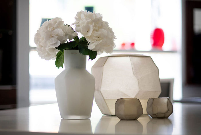 CUBISTIC TEALIGHT SMOKEGREY