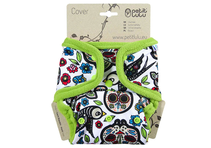 Culotte One size Petit Lulu à Pressions-tête de mort1