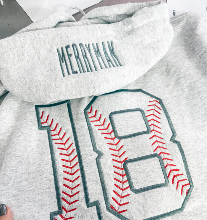 Custom Embroidered Sports Hoodie