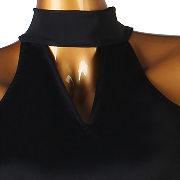 Customisable-Women's Sleeveless Modern Dance Performance Dress Ballroom Dance Dress