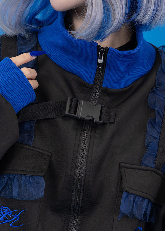 ACDC Rag Cyber Octopus Cropped Jacket — detail shot