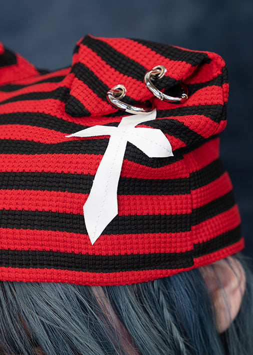 ACDC Rag Dark Abyss Cat Ear Beanie Hat — side view 2