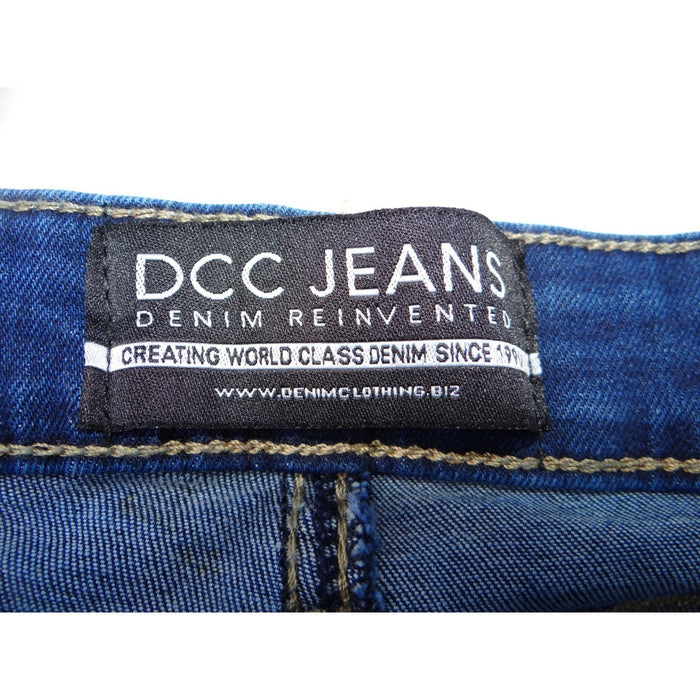 DCC JEANS Women Slim Fit Dark Wash Distressed Denim Jeans1