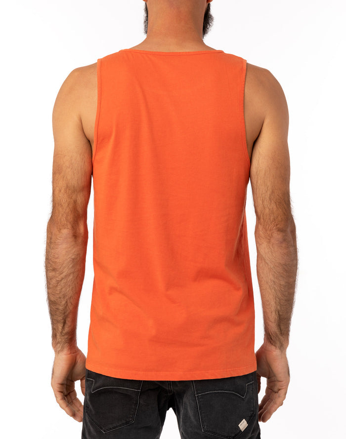 débardeur homme paprika PULLIN en coton