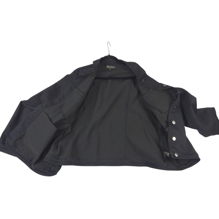 DG2 Diane Gilman Black Denim Trucker Jacket Plus Size 3X Solid Twill Outerwear2