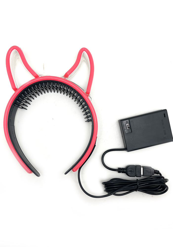 LASR Digital Devil LED Light Up Headband — product view