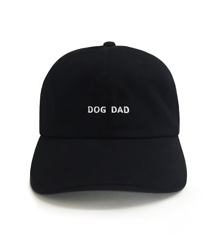 Dog Dad embroidered dad hat black dog dad gift hat by Dad Brand