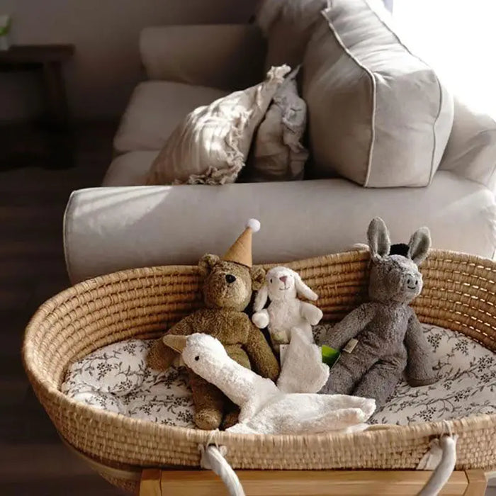 Doudou bébé agneau en coton bio Senger Naturwelt