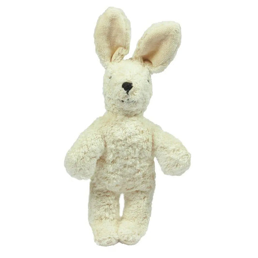 Doudou bébé lapin en coton bio & laine Senger Naturwelt