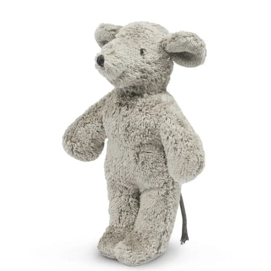 Doudou bébé souris en coton bio & laine Senger Naturwelt