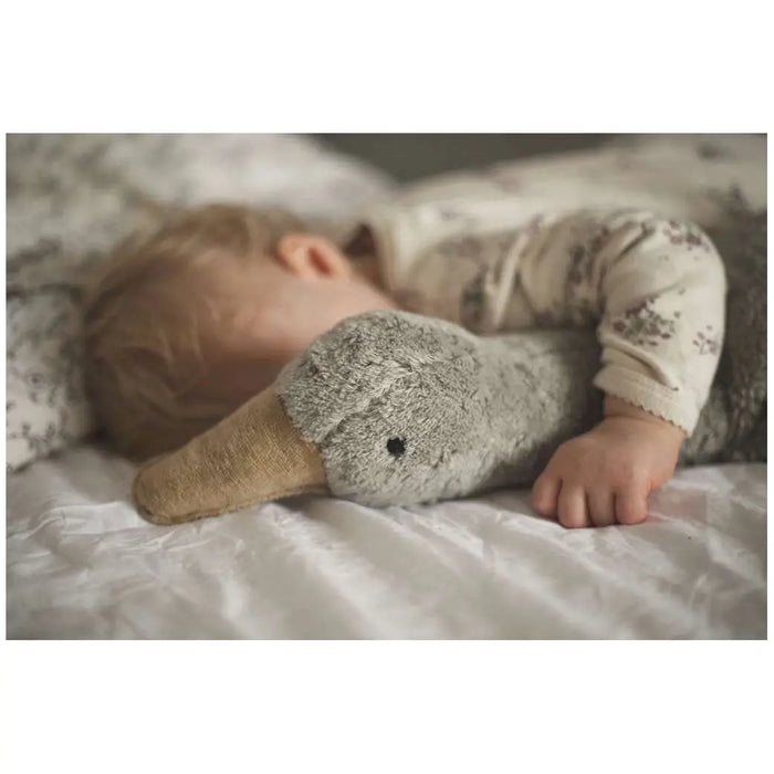 Doudou bouillotte Oie Grise Senger Naturwelt – Large - Lilinappy
