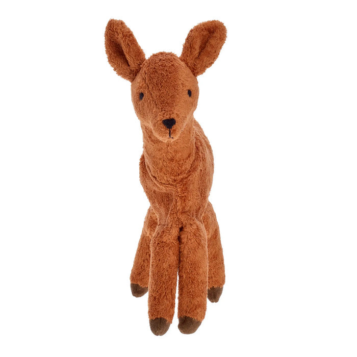 Doudou bouillotte en coton bio & laine Senger Naturwelt - Faon