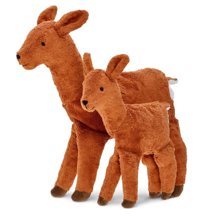 Doudou bouillotte en coton bio & laine Senger Naturwelt - Faon