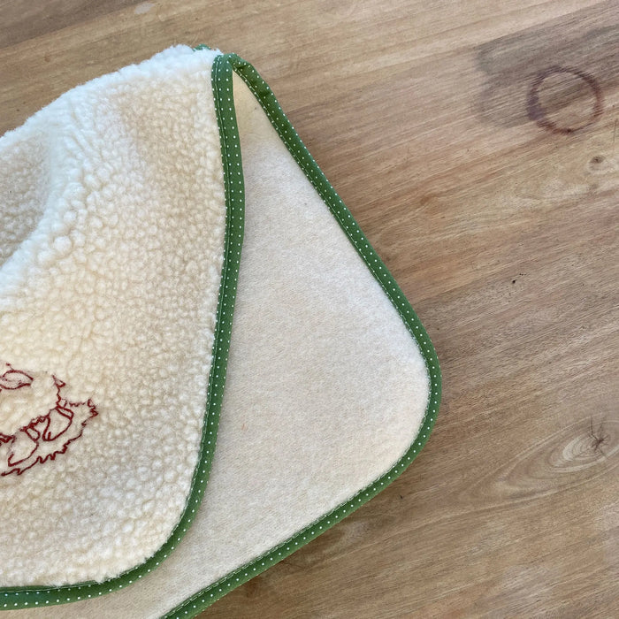 Couverture en laine vierge pour bébé Sassoupi
