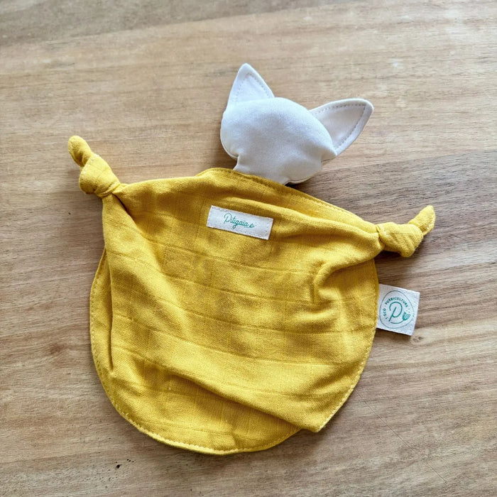 Doudou plat en coton bio Pitigaïa
