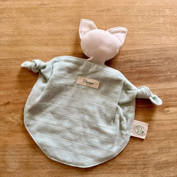 Doudou plat en coton bio Pitigaïa
