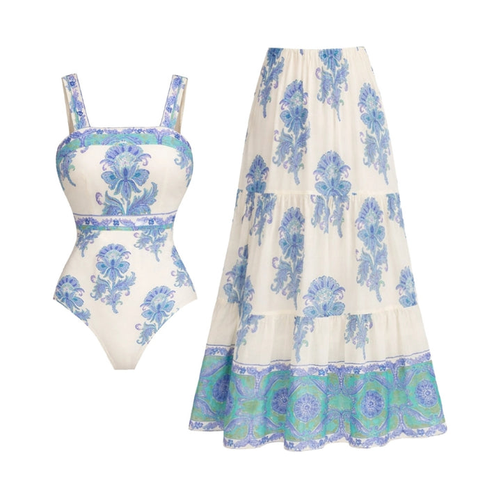Dove Swimsuit Set  - White