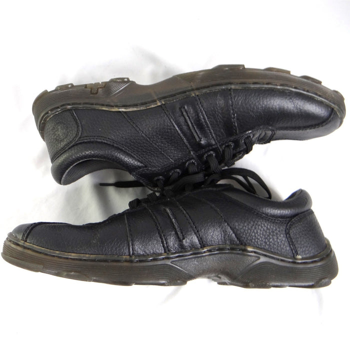 Dr. Martens Pembroke Black Pebbled Leather Low Top Sneakers Mens 111