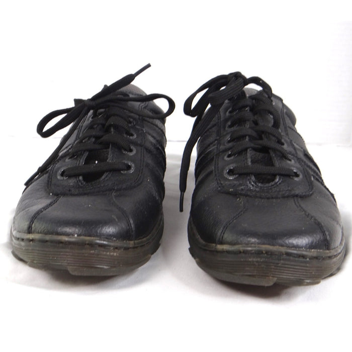 Dr. Martens Pembroke Black Pebbled Leather Low Top Sneakers Mens 114