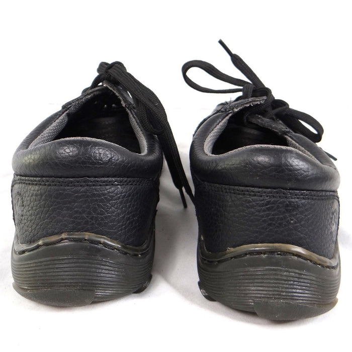 Dr. Martens Pembroke Black Pebbled Leather Low Top Sneakers Mens 115