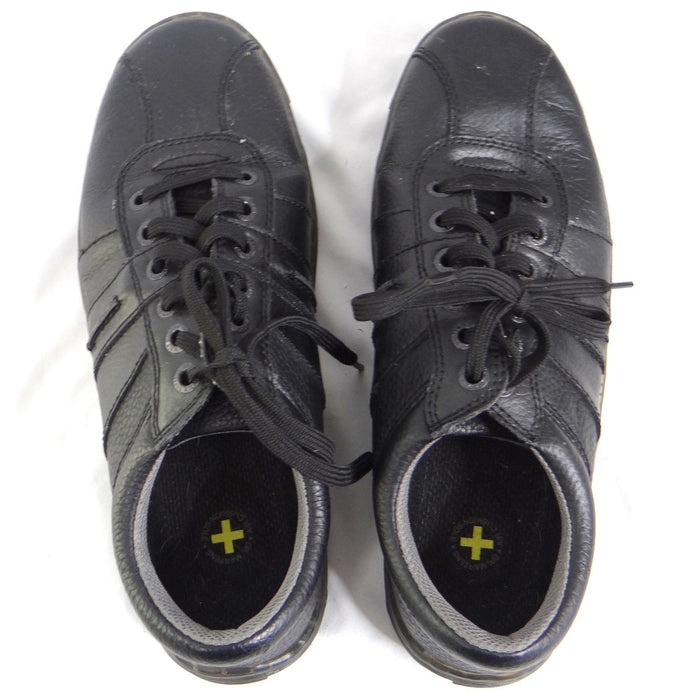 Dr. Martens Pembroke Black Pebbled Leather Low Top Sneakers Mens 116