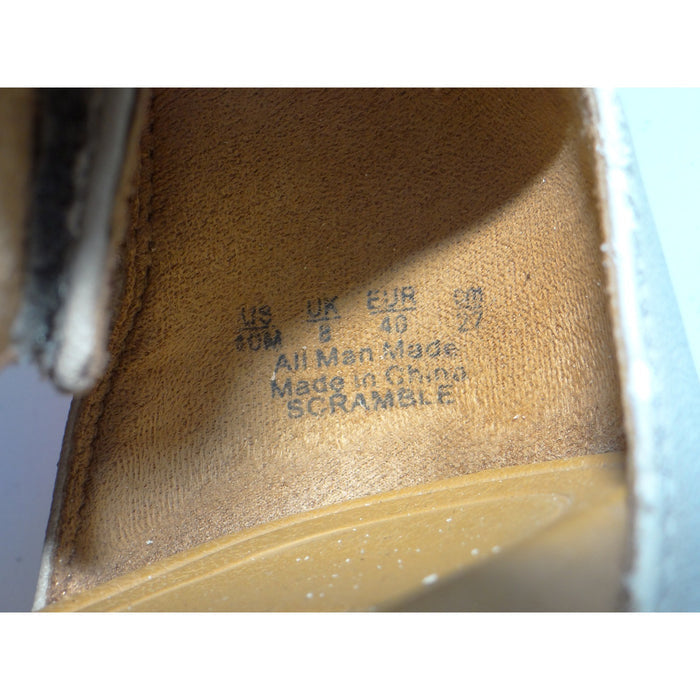 Dr. Scholl's Scramble Womens 10 Gray Snakeskin Wedge Platform Sandals Sporty6