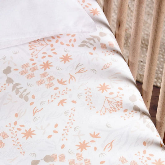 Drap-housse pour lit bébé en coton bio  Kadolis - Yukari Douceur