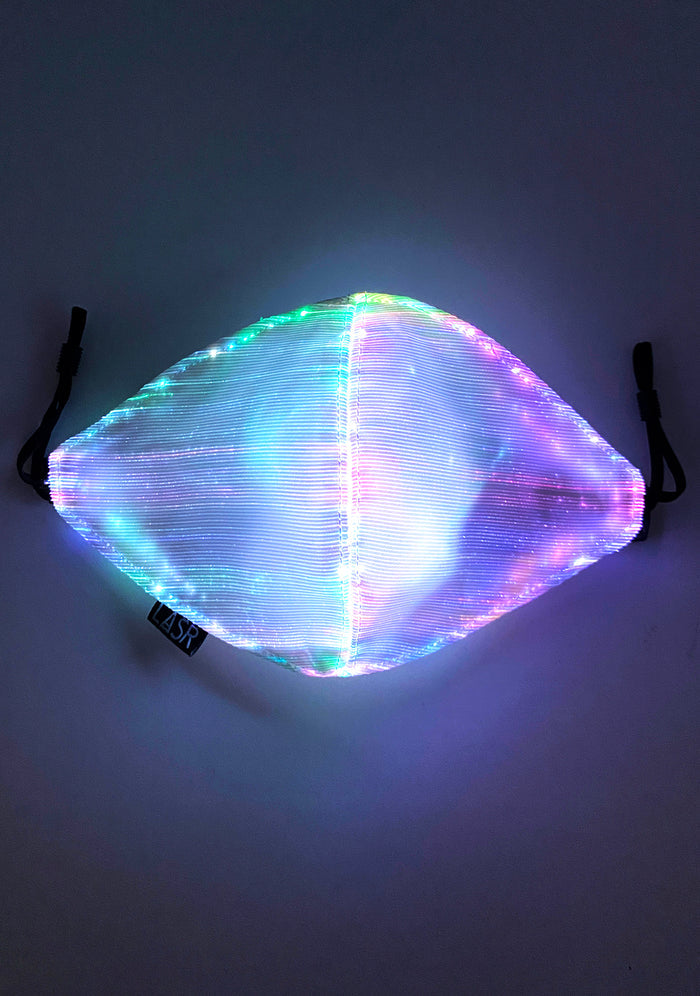 LASR Dream Tek Fiber Optic Light Up Face Mask — product view