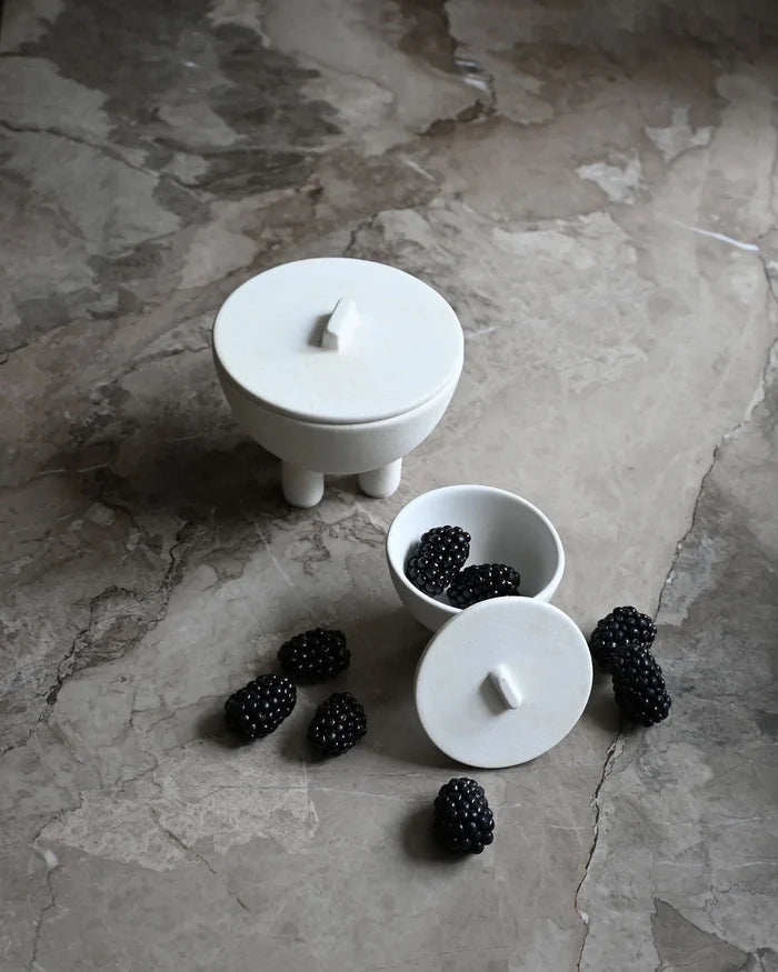 DUCK JAR, MINI - BONE WHITE