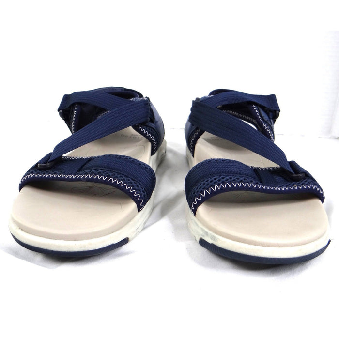 Earth Origins Vivvy Mens Navy Blue Sport Sandals Adjustable Straps Size 114