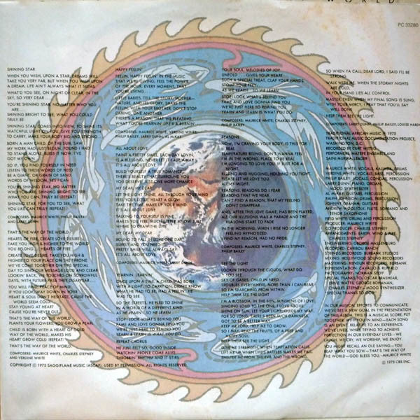 Earth, Wind & Fire - That's The Way Of The World (LP) [US] 1st (Very Good Plus (VG+))