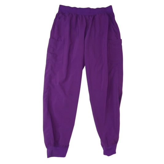 Easy Stretch by Butter Soft Women Purple Scrub Joggers BU287 Eggplant Size L0