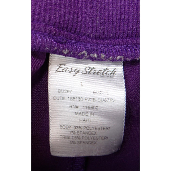 Easy Stretch by Butter Soft Women Purple Scrub Joggers BU287 Eggplant Size L2
