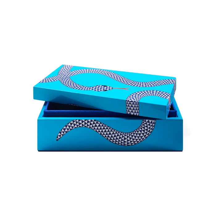 EDEN LACQUER BOX BLUE SMALL